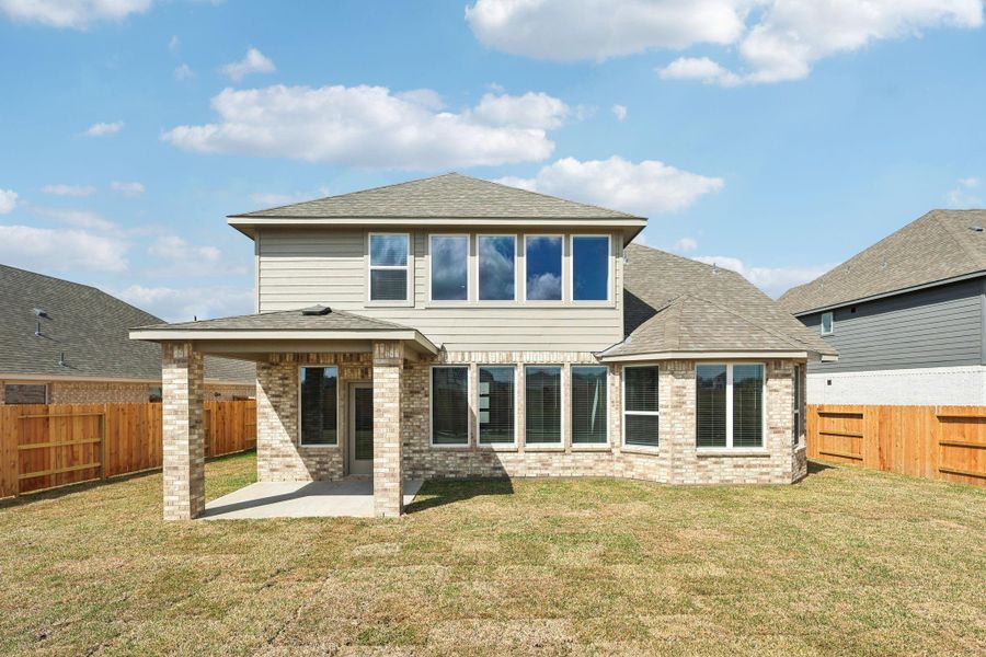 Exterior details and patio area of a home in Kingdom Heights, Rosenberg (Image 3).