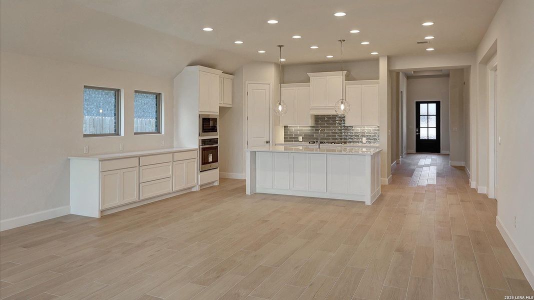 Furnished interior view inside a new home in Haby Hill, San Antonio (Image 9). Furnished interior view inside a new home in Haby Hill, San Antonio (Image 9).