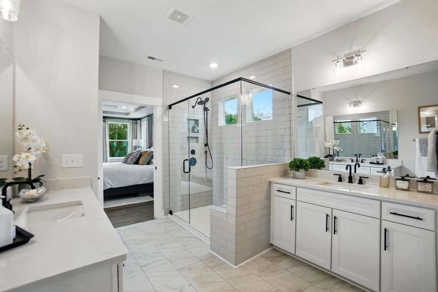 Furnished interior view inside a new home in Heritage - 55+ Community, Indian Trail (Image 27).