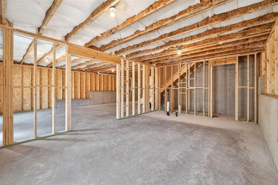 In-progress construction of a new home in Allen Manor, Hoschton, GA (Image 40).