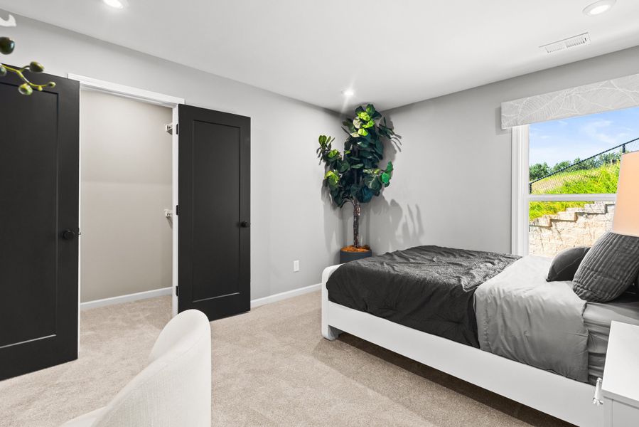 Furnished interior view inside a new home in Villas at Gold Creek, Dawsonville (Image 15).