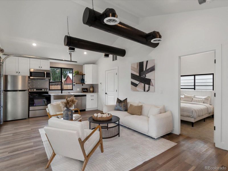 Furnished interior view inside a new home in , Denver (Image 33). Furnished interior view inside a new home in , Denver (Image 33).