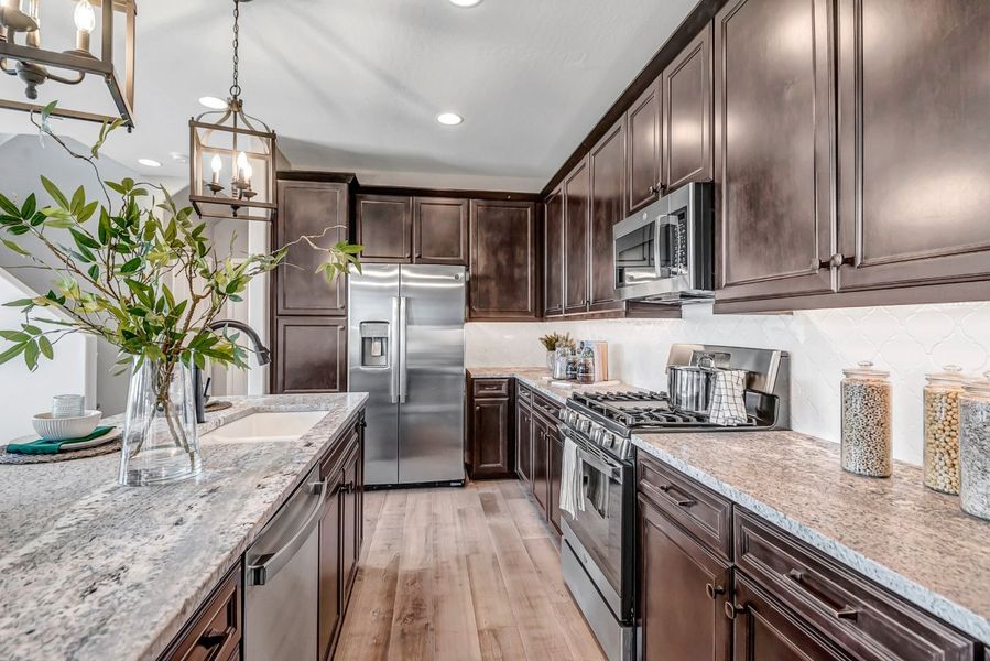 Furnished interior view inside a new home in Ironwood Villages at North Creek, Queen Creek (Image 17).