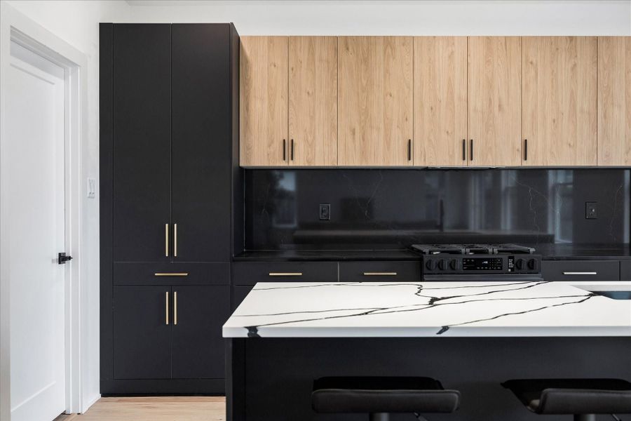 Close-up of interior finishes inside a home in , Houston (Image 21).