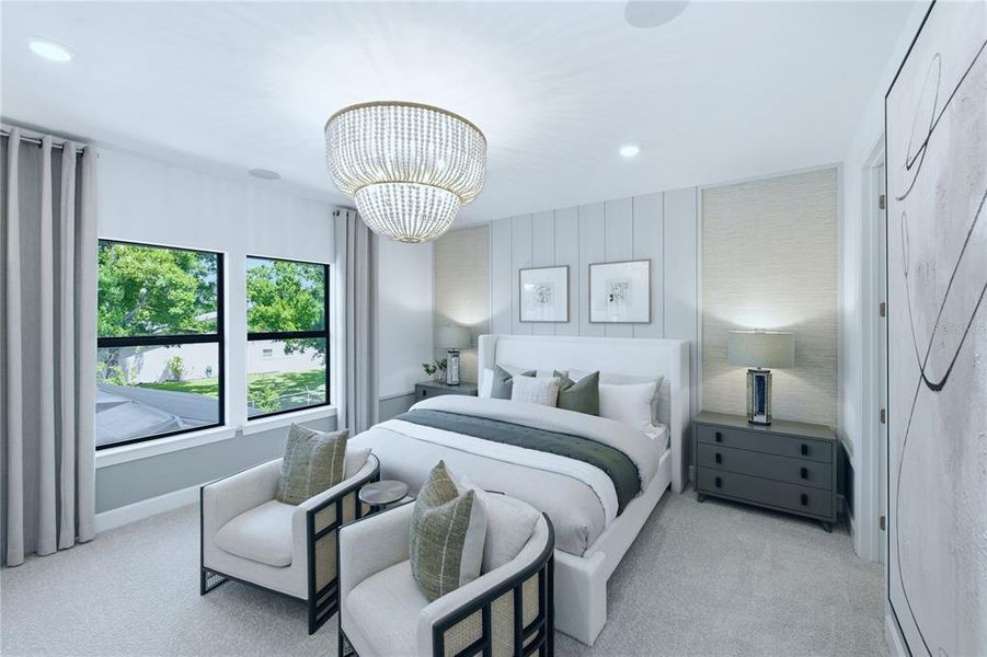 Furnished interior view inside a new home in Grandura, Sarasota (Image 4).