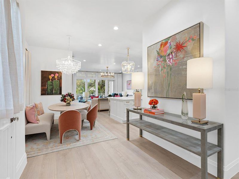Furnished interior view inside a new home in , Sarasota (Image 59).