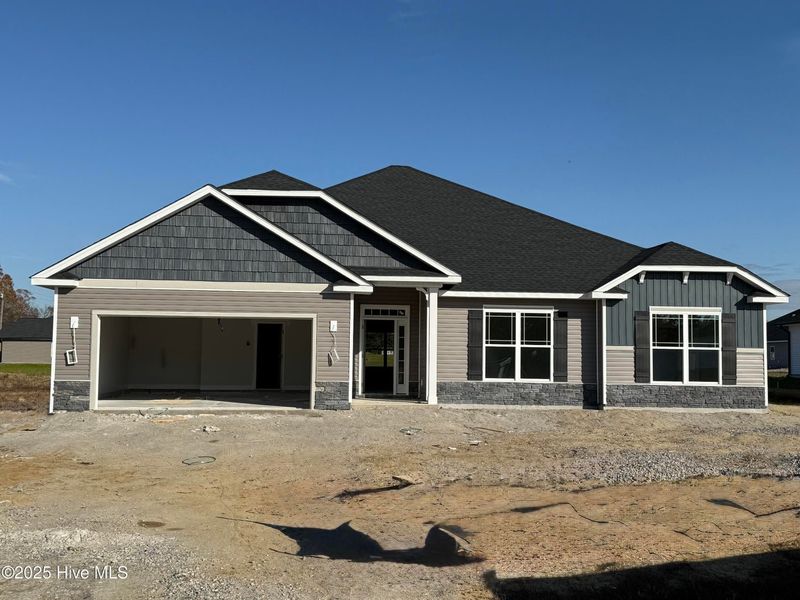 In-progress construction of a new home in Magnolia Estates, Battleboro, NC (Image 24).