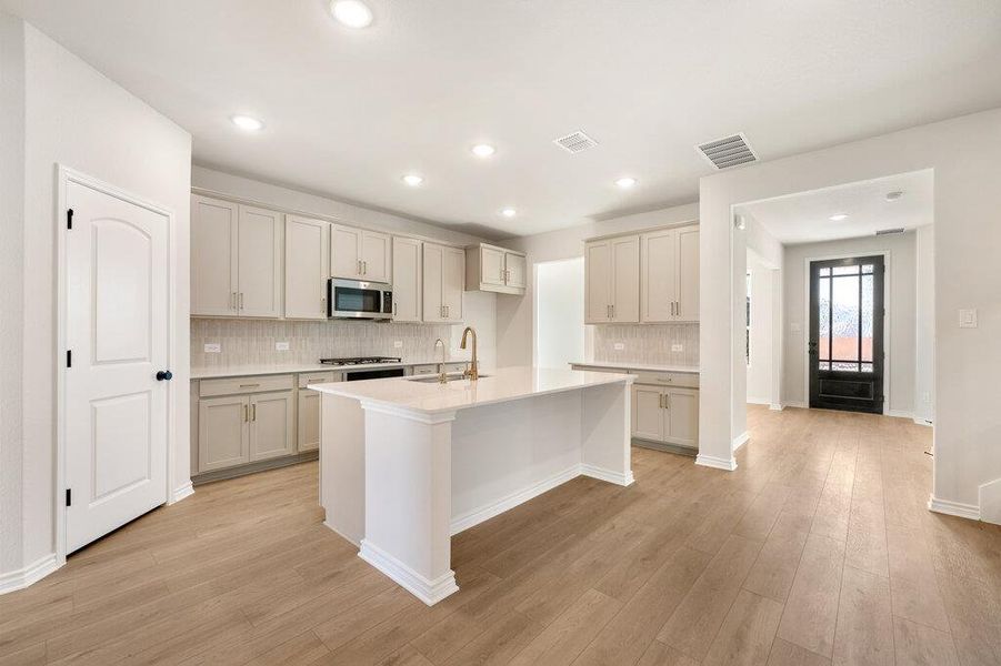 Furnished interior view inside a new home in Lariat, Liberty Hill (Image 10).