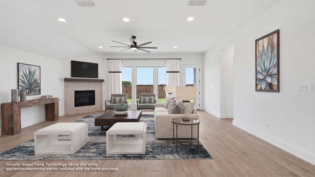 Furnished interior view inside a new home in Devonshire, Forney (Image 8). Furnished interior view inside a new home in Devonshire, Forney (Image 8).
