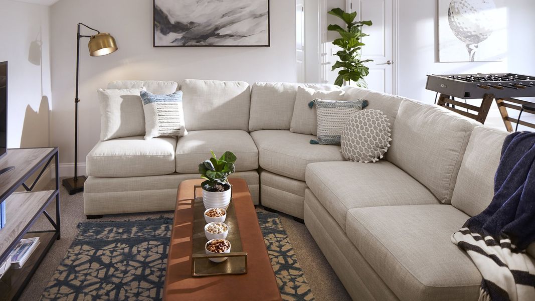 Representative furnished interior of a home built from the Portico by Epcon Communities in The Villas at Pinewood, Asheboro (Image 18). Representative furnished interior of a home built from the Portico by Epcon Communities in The Villas at Pinewood, Asheboro (Image 18).