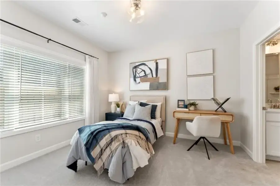 Furnished interior view inside a new home in Townes at South Main, Kennesaw (Image 8).