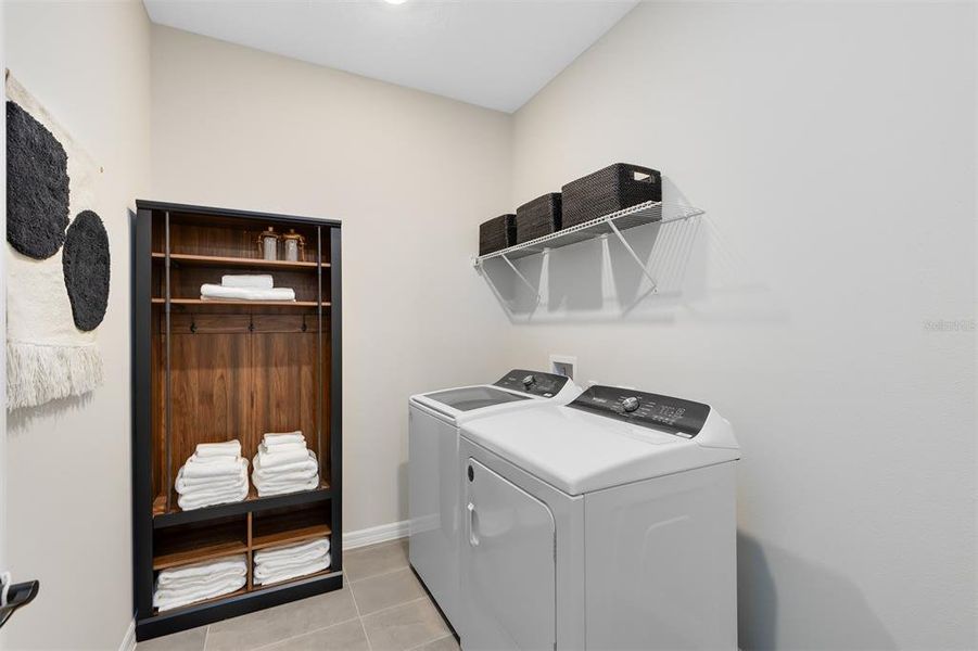 Furnished interior view inside a new home in Bridgewalk, St. Cloud (Image 22).