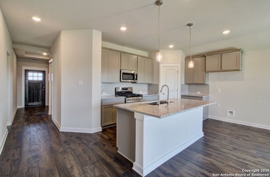 Furnished interior view inside a new home in Westridge - Landmark, San Antonio (Image 6).