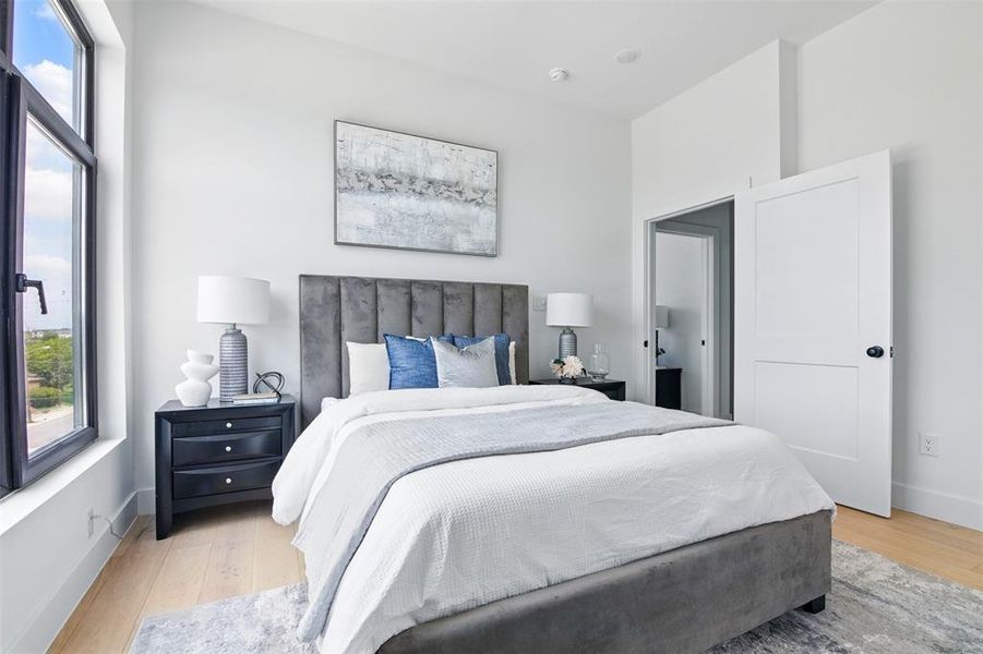 Furnished interior view inside a new home in , Dallas (Image 7).