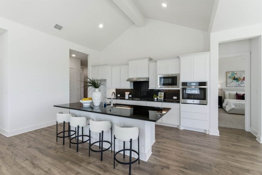 Furnished interior view inside a new home in Sienna Lakes, San Antonio (Image 18). Furnished interior view inside a new home in Sienna Lakes, San Antonio (Image 18).