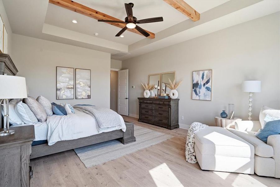 Furnished interior view inside a new home in , Weatherford (Image 29).