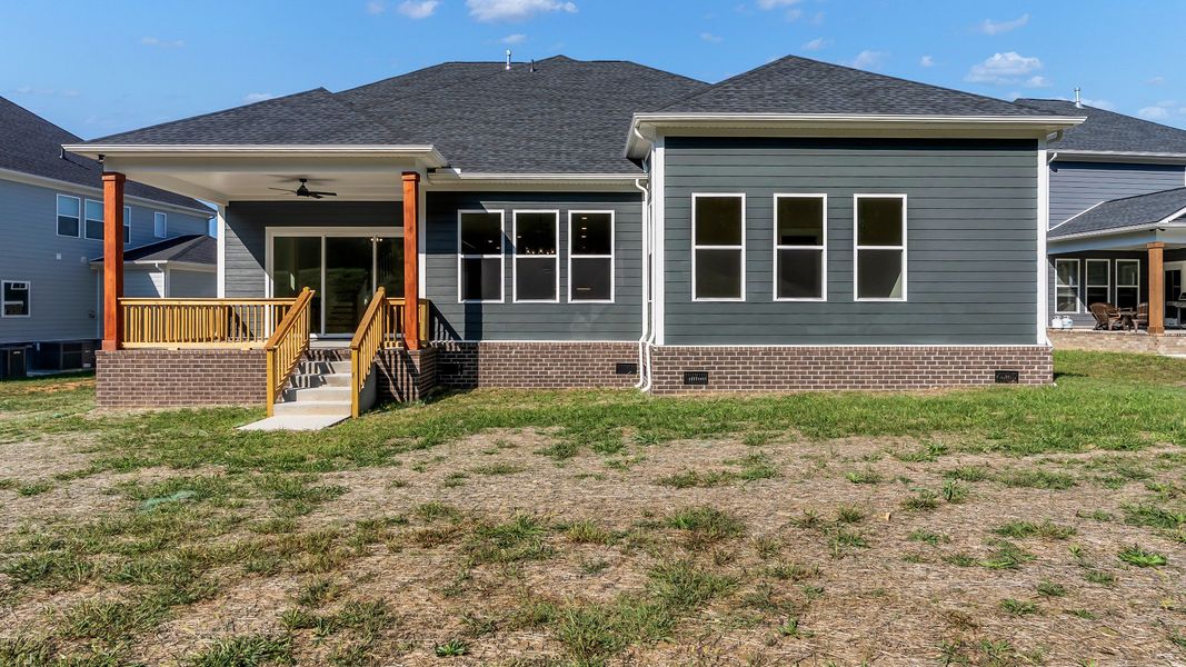 Exterior details and patio area of a home in Richvale Estates, Fairview (Image 25).