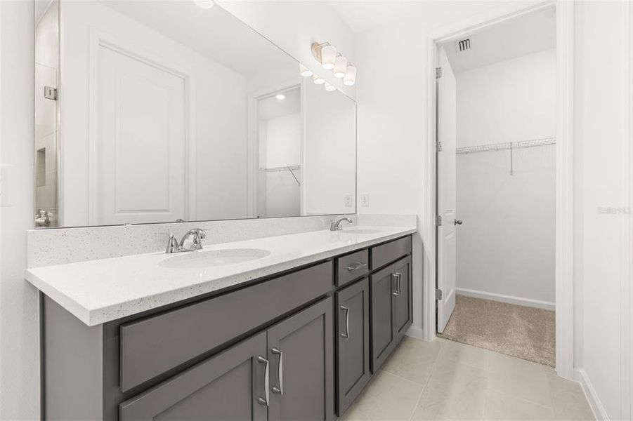 Furnished interior view inside a new home in Serenade at Ovation, Winter Garden (Image 11).