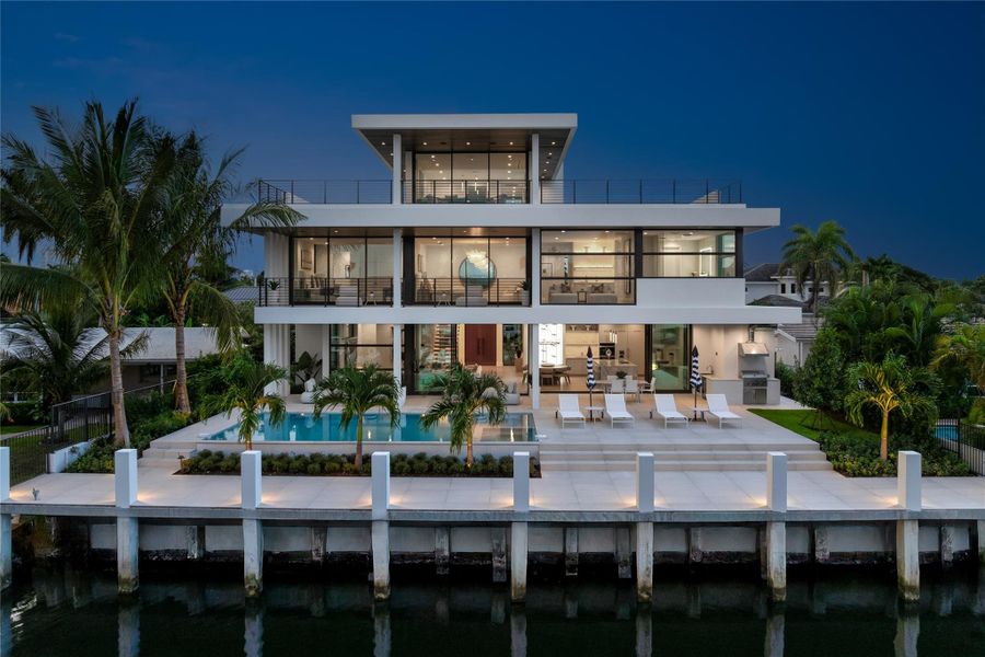 80ft. deep water on a wide canal with no fixed bridges. Minutes to the ocean. This newly completed modern masterpiece is more than a home-it is a lifestyle. 80ft. deep water on a wide canal with no fixed bridges. Minutes to the ocean. This newly completed modern masterpiece is more than a home-it is a lifestyle.