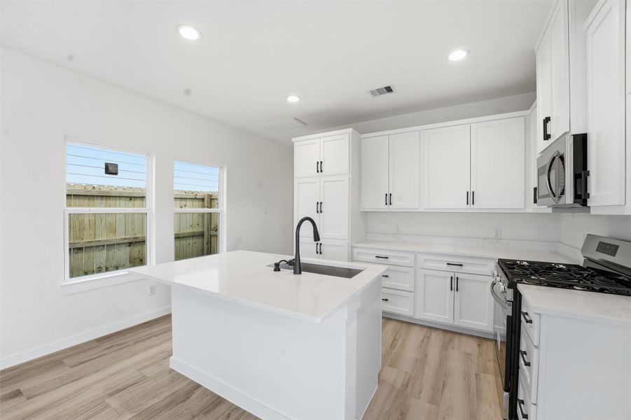 Furnished interior view inside a new home in , La Porte (Image 6).