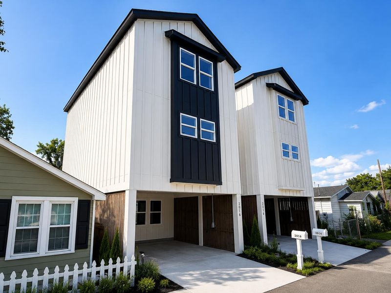 Front exterior of a new home in , North Charleston, SC, highlighting curb appeal (Image 24).