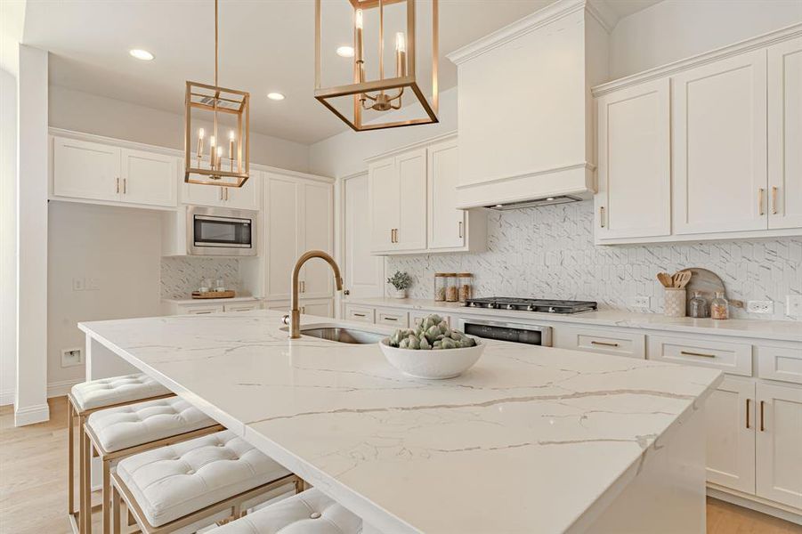Furnished interior view inside a new home in , Aledo (Image 4).