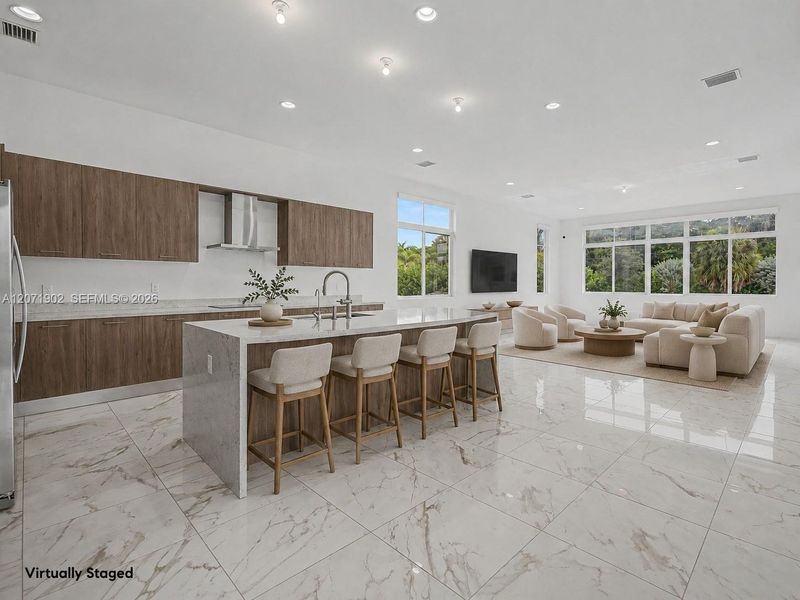 Furnished interior view inside a new home in , Davie (Image 10).