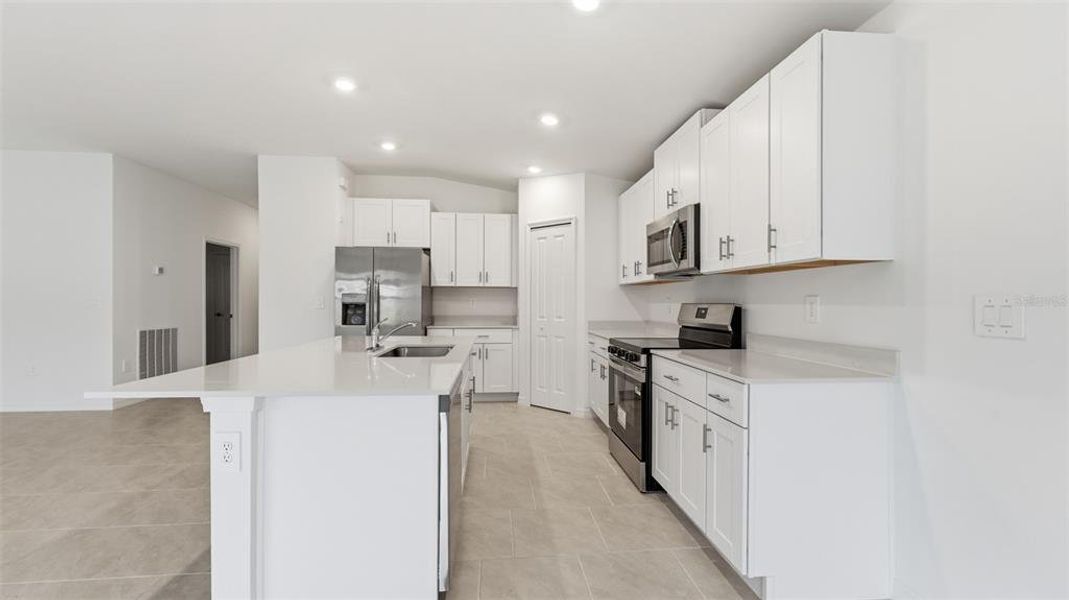 Furnished interior view inside a new home in Rotonda Lakes, Rotonda West (Image 5).
