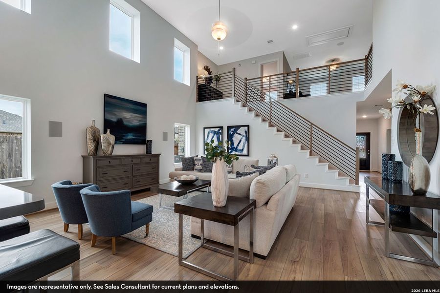 Furnished interior view inside a new home in Swenson Heights, Seguin (Image 8).