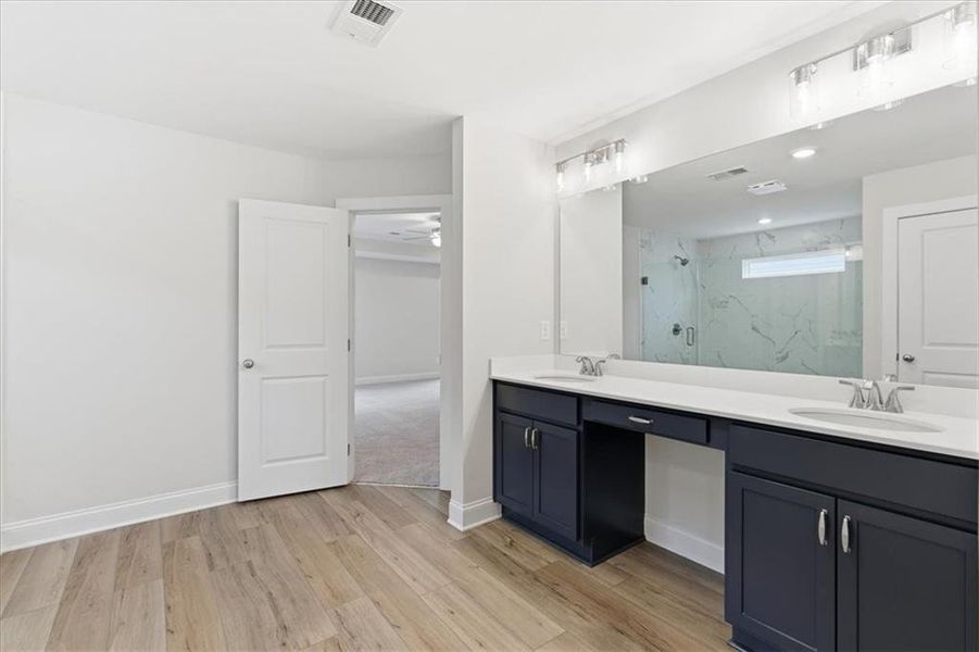 Furnished interior view inside a new home in , Dallas (Image 6).