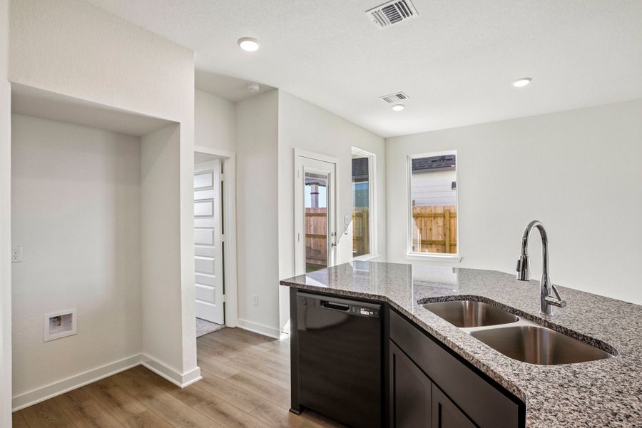 Furnished interior view inside a new home in Rancho San Gabriel, Georgetown (Image 10).