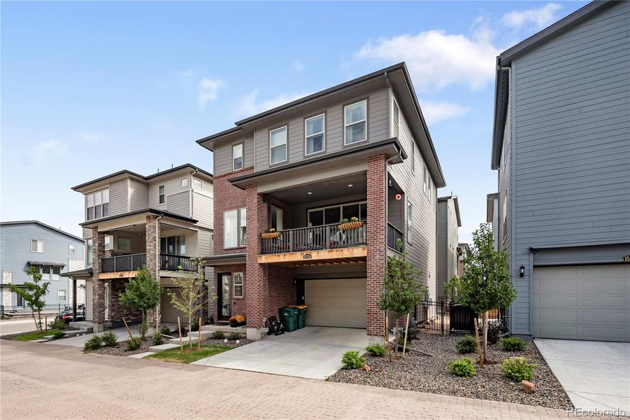 Front exterior of a new home in , Morrison, CO, highlighting curb appeal (Image 1).