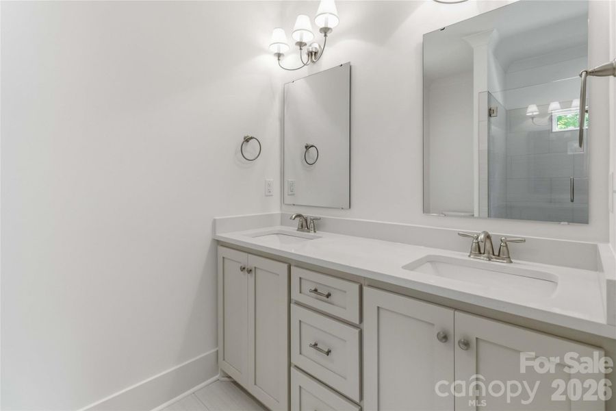 Furnished interior view inside a new home in , Clover (Image 9).