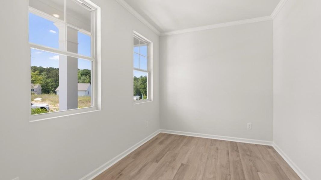 Spacious, unfurnished interior of a new home in Hamptons at Riverwood South, Dallas (Image 17). Spacious, unfurnished interior of a new home in Hamptons at Riverwood South, Dallas (Image 17).