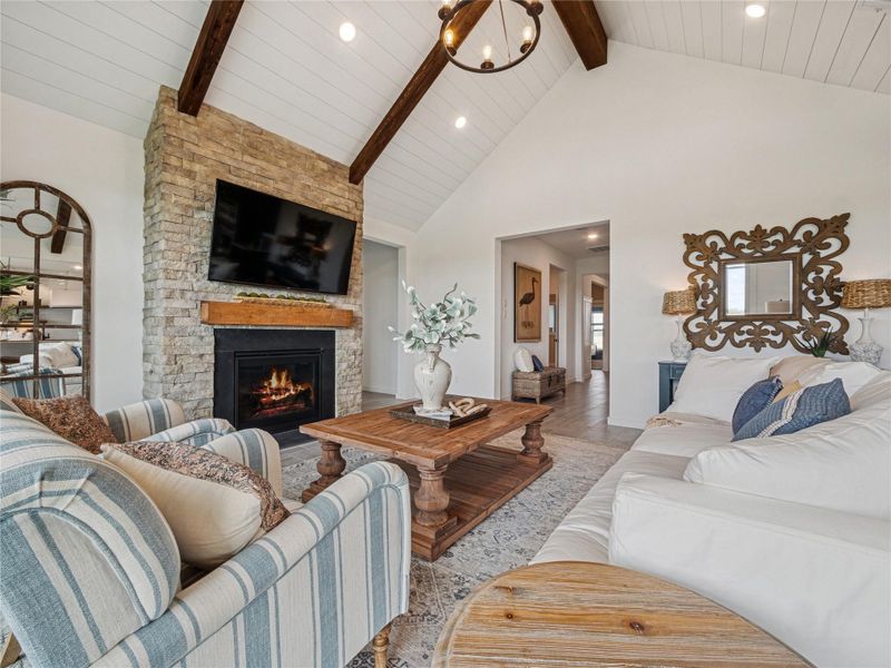 Open great room (*Photo not of actual home and used for illustration purposes only.)