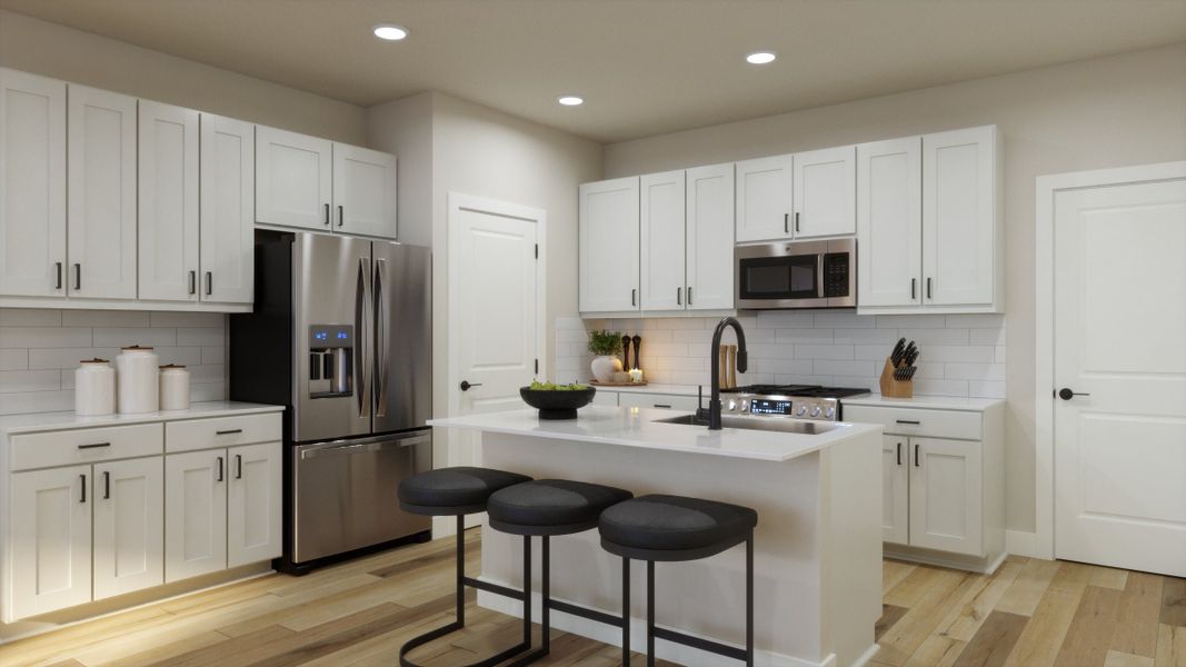 Representative furnished interior of a home built from the A by Trumark Homes in Erie Highlands, Erie (Image 5).