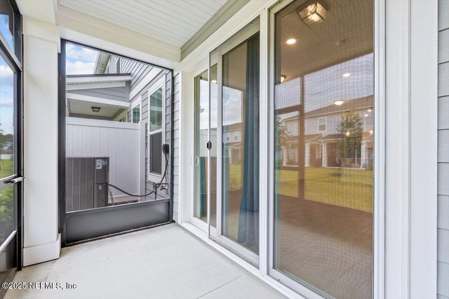 Exterior details and patio area of a home in Brandon Lakes at Silver Landing, St. Augustine (Image 30). Exterior details and patio area of a home in Brandon Lakes at Silver Landing, St. Augustine (Image 30).