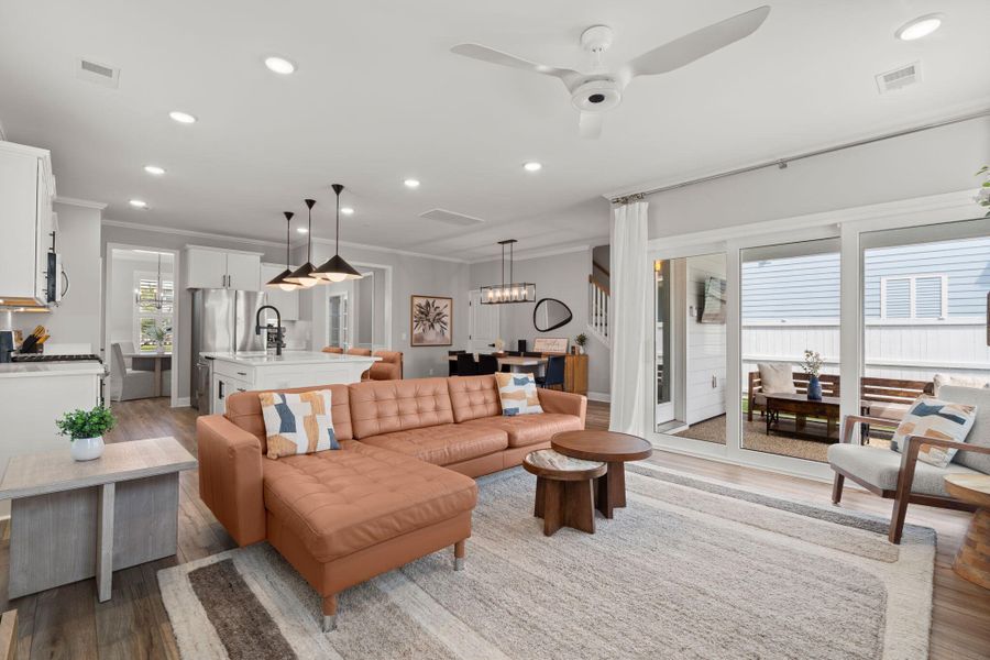 Furnished interior view inside a new home in Nexton, Summerville (Image 42). Furnished interior view inside a new home in Nexton, Summerville (Image 42).