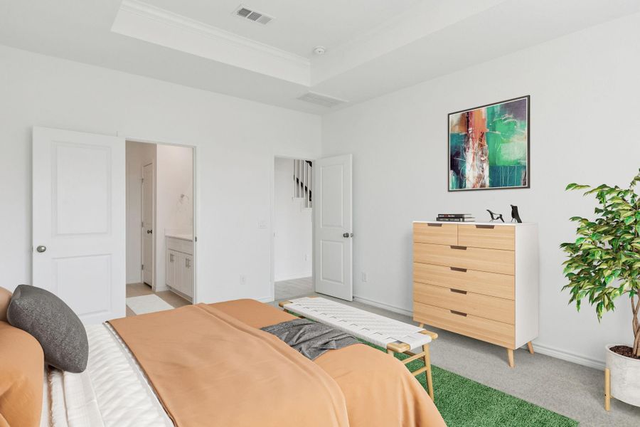 Furnished interior view inside a new home in River Ranch, Dayton (Image 10).