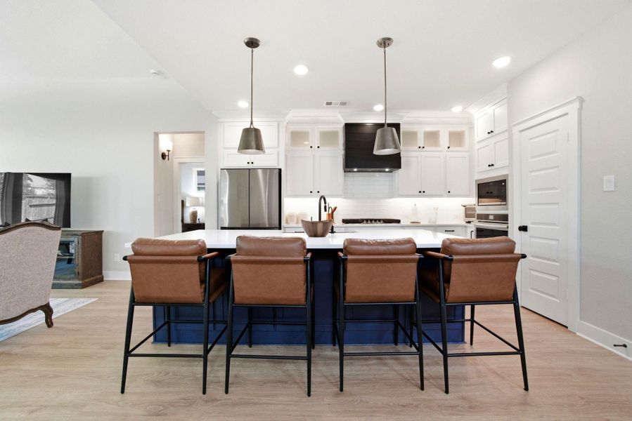 Furnished interior view inside a new home in Woodforest - Kingsley Square 50' Homesites, Montgomery (Image 9).