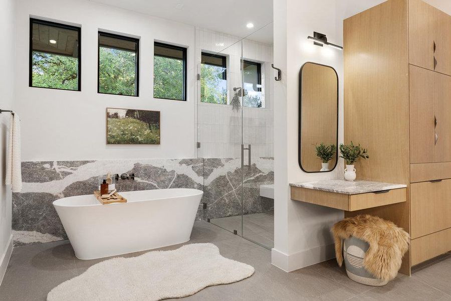 Furnished interior view inside a new home in , Austin (Image 13).