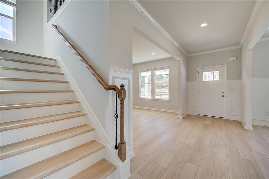 Spacious, unfurnished interior of a new home in Grandview at Millers Mill, Stockbridge (Image 17).