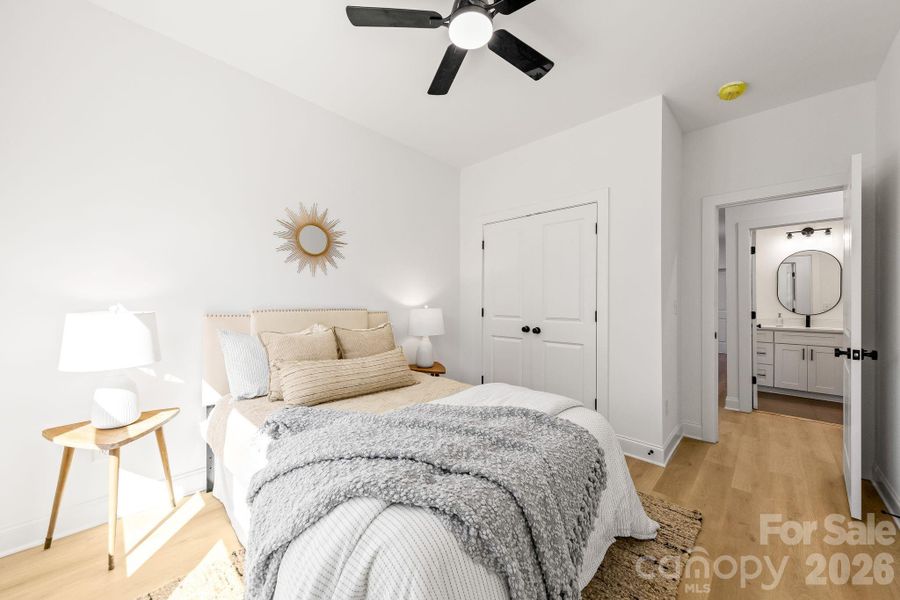 Furnished interior view inside a new home in , Charlotte (Image 17). Furnished interior view inside a new home in , Charlotte (Image 17).