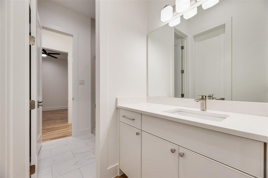 Furnished interior view inside a new home in , Dallas (Image 10).