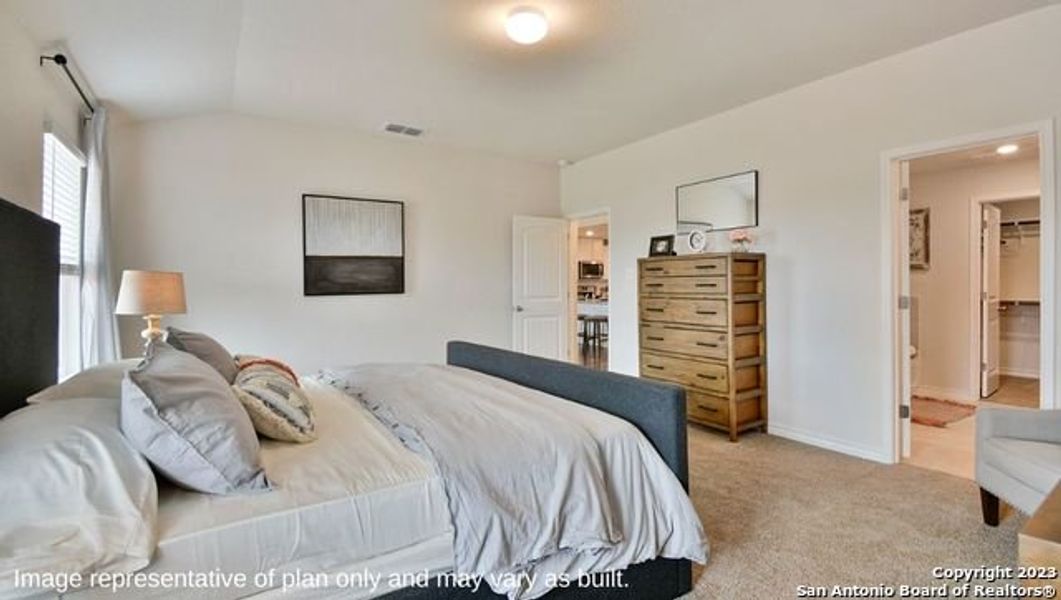 Furnished interior view inside a new home in The Canyons at Amhurst, San Antonio (Image 15).