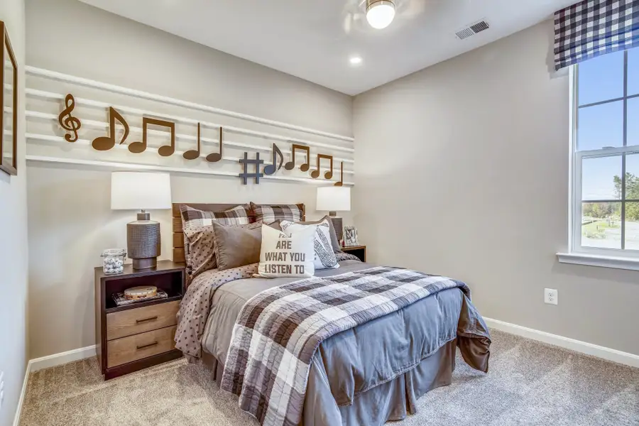 Representative furnished interior of a home built from the Wylie by Caruso Homes in Magnolia Acres, Fuquay Varina (Image 14).