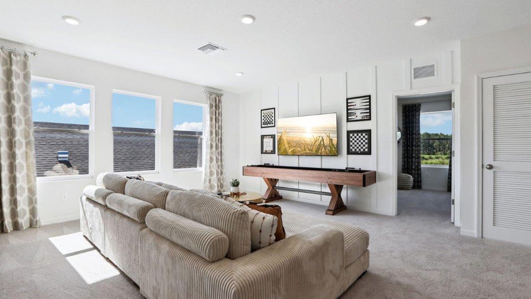 Furnished interior view inside a new home in Angeline, Land O' Lakes (Image 20).