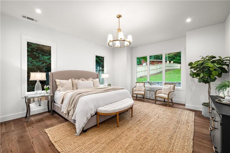 Furnished interior view inside a new home in , Powder Springs (Image 16).