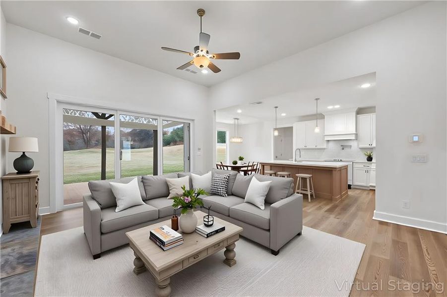 Furnished interior view inside a new home in , Gainesville (Image 31).