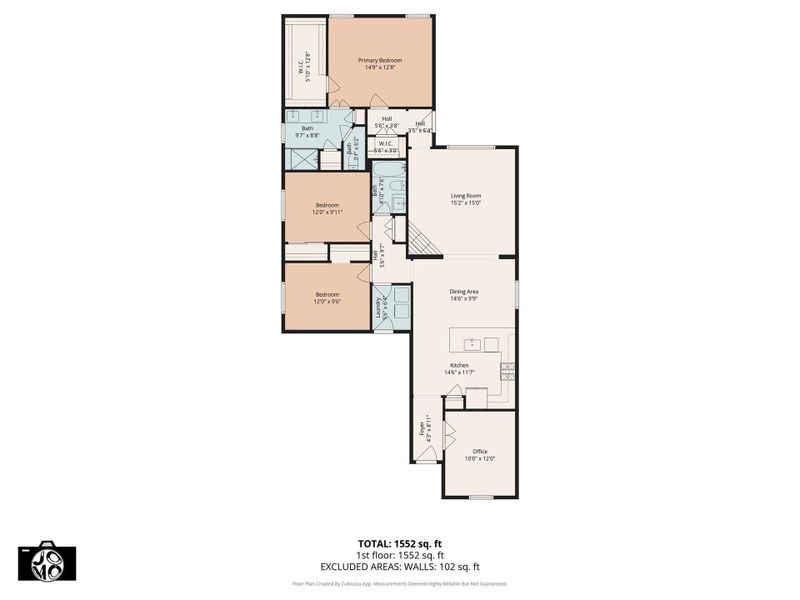 2D floor plan layout of this home in Lexington Heights, Willis, TX (Image 4).